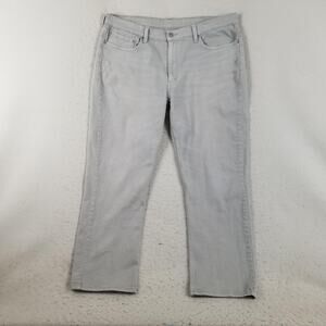 Levis 514 Jeans Mens 40x30 Light Gray Straight Stretch Denim Zip Fly‎ 5 Pocket